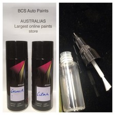 Car Touch Up Paint Spray Kit + Pen - MITSUBISHI STRATOS GREY PEARL CODE HAY/AY  