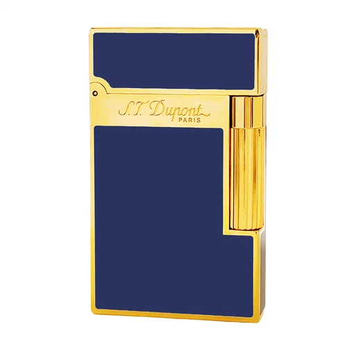 DP Blue Lacquer Lighter Ping Sound Gas Refillable For Smoking Cigarette Men Gift