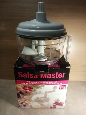 Vintage NEW AS SEEN ON TV Salsa Master By Kitchenmate NOS OPEN BOX