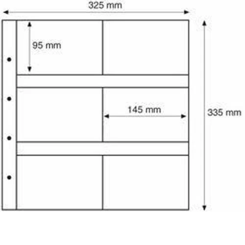 LIGHTHOUSE Leuchtturm Pochettes plastiques MAXIMUM, pour vieilles Cartes Postales, format à