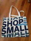 Small Business Canvas Bag - White and Blue - New! - Great for Grocery and Shop! — photo 4