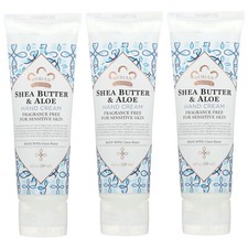 Nubian Heritage Shea Butter & Aloe Hand Cream 4 oz 3 Pack