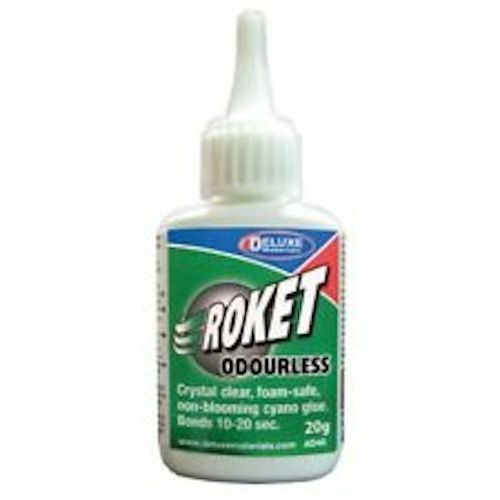 Deluxe Materials Roket Odourless Cyano Glue AD46 20g - Afbeelding 1 van 1