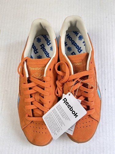 Reebok Men's Club C Grounds UK Terracota/Bold Cyan Sneakers 100074846 US 7 - Picture 5 of 8