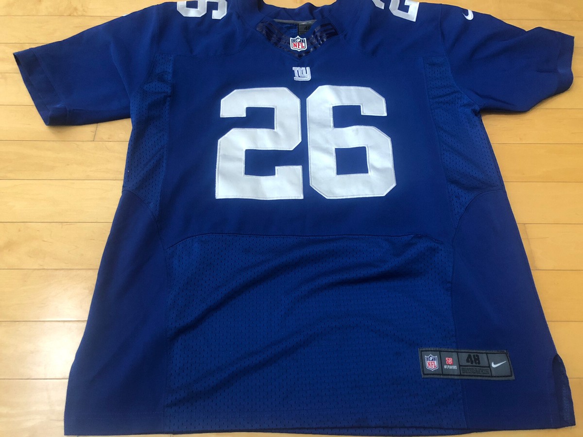 Antrelle Rolle #26 New York Giants Nike Game NFL Stitched Jersey SZ 48