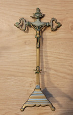 Crucifix ancien en cuivre - Epoque : 19eme siècle