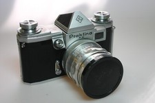Praktina FX Spiegelreflexkamera KW Lens Objektiv Tessar 2,8/50 Carl Zeiss Jena