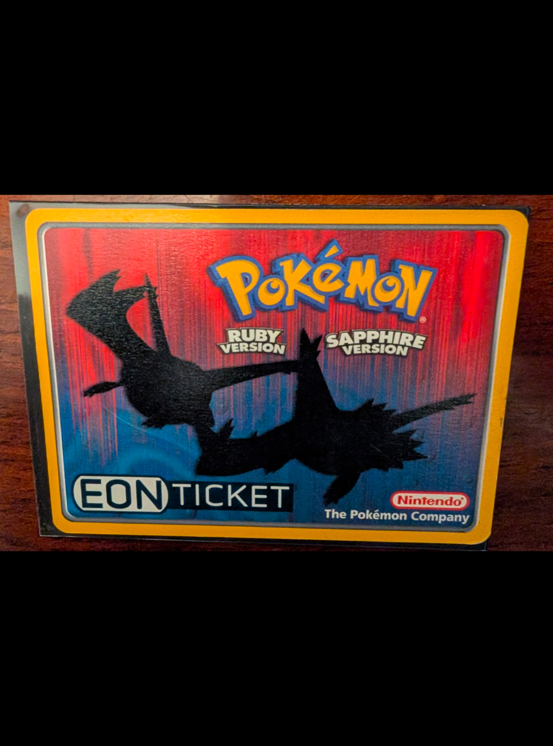 EON TICKET Pokemon E-Reader Event Card TCG GBA Limited Unlockable Content RARE