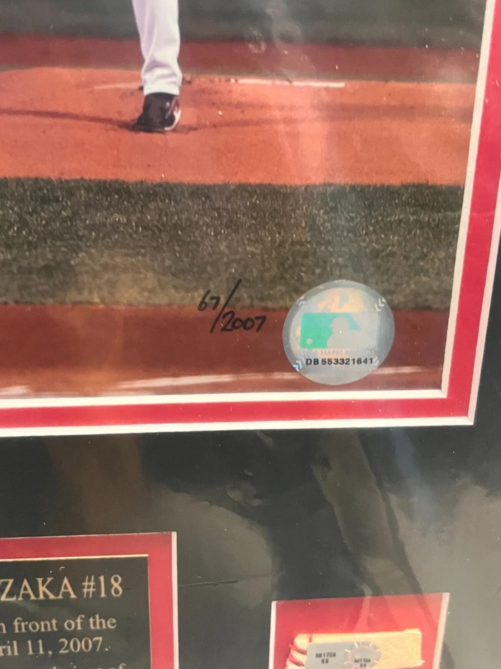 Pelota usada Mounted Memories Red Sox Daisuke Matsuzaka juego #RD/2007 NUEVA AA M4 Foto 2 de 4