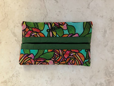 Pocket Tissue Pack Holder Cover Roses Stained Glass