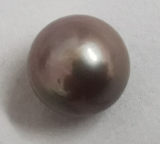 Huge 16mm South Sea Genuine Purple lavender Round Loose Pearl Undrilled jewelry1