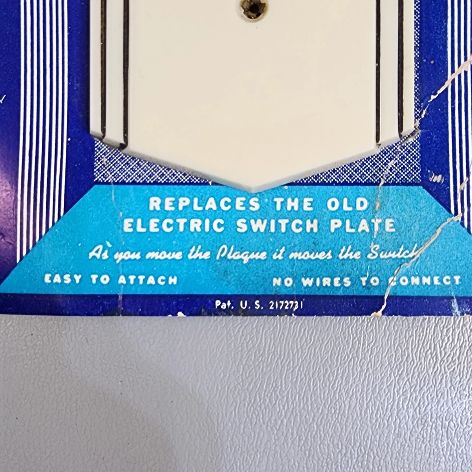 Interruptor de luz decorativo vintage Coles Art Deco placa de cobertura soldado romano década de 1930 - Imagem 3 de 4