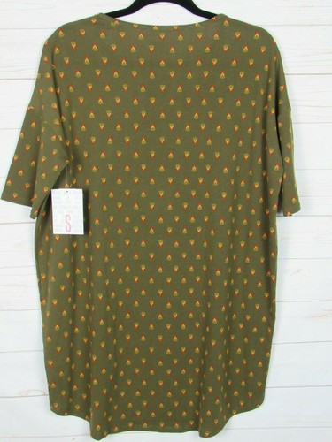 Lularoe Women's Irma Army Green Top Size Small NWT - Picture 3 of 3