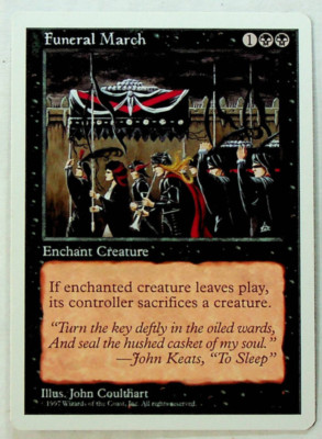 Funeral March - 5th Series - 1997 - Magic The Gathering