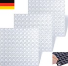 Gummipuffer, 100 Stück Gummifüße Selbstklebend Türpuffer Schwarz Transparent'.