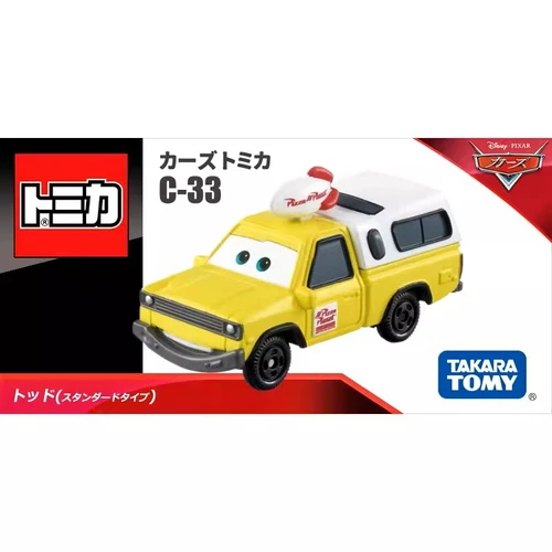 Takara Tomy Tomica Disney Cars C-33 Todd Standard Type Toy Car New in Box 2024