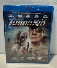 Turbo Kid Rare OOP Blu-ray Raven Banner Munro Chambers Michael Ironside NEW