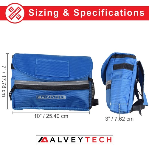 Satteltasche für Elektromobil, Rollstuhl und Elektroroller (klein, blau) - Bild 3 von 7