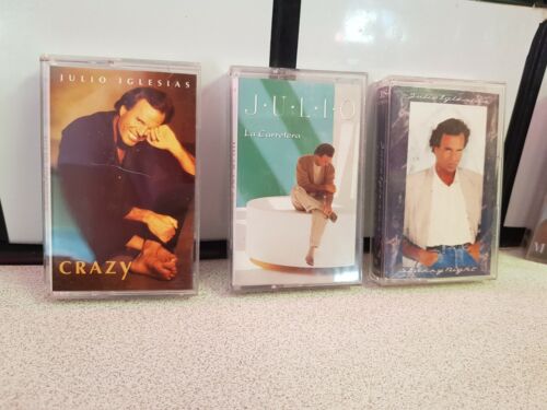 7 X VINTAGE CASSETTE PLAYER MUSIC TAPES ,u2,m people, Julio iglesias,plus extra - Picture 2 of 10