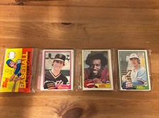1981 Topps Rack Pack Sealed 48 Cards with star Rusty kuntz Showing