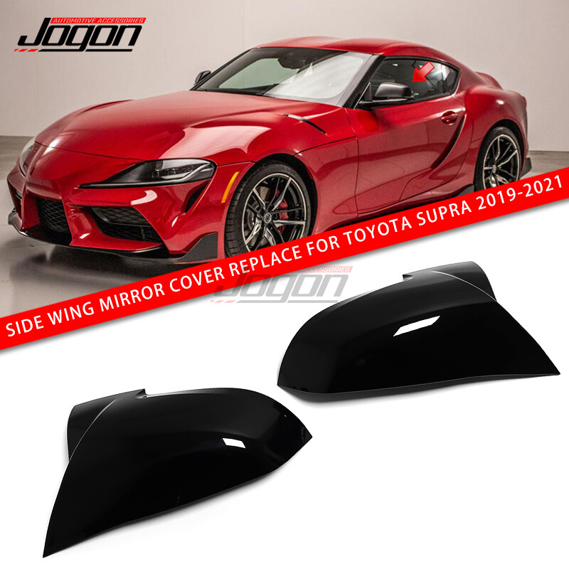 2019-2021 For Toyota Supra MK5 A90 J29 Gloss Black Side Wing