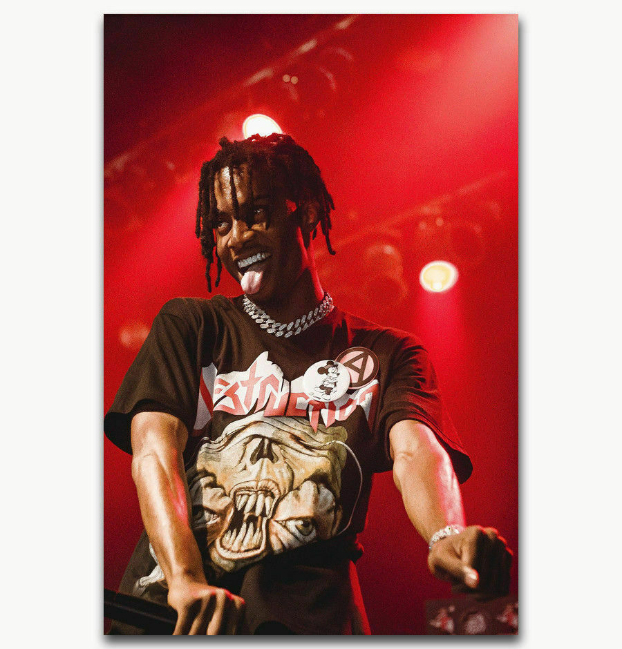 558872 Playboi Carti Rapper Music Star Cover Art 36x24 WALL