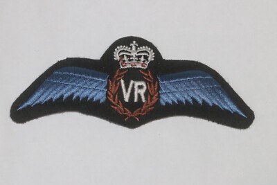 ORIGINAL AKTUELLE BRITISCHE ROYAL AIR FORCE RAF FREIWILLIGE RESERVE VR PILOT FLÜGEL