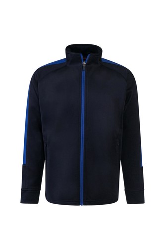 Finden & Hales Kids Knitted Tracksuit Top LV873 - Long Sleeve Activewear Jacket - Picture 6 of 43