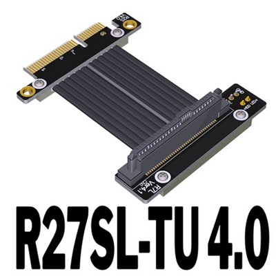 XT-XINTE PCIe 4x PCI-E 4x Riser Cable GEN4 PCI-Express For Motherboard Extender