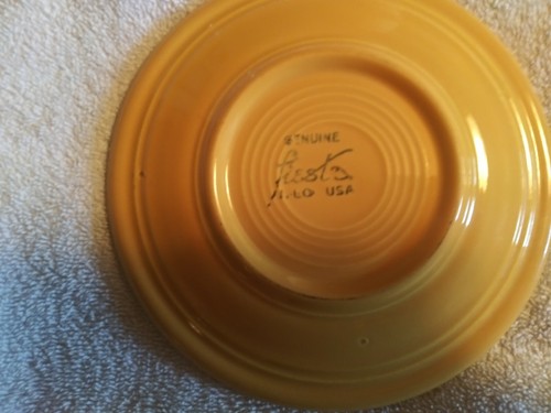 3 FIESTAWARE HLO USA WÜSTE/BROTTELLER GELB/GOLD 6 1/4 BIS 6 1/3 ZOLL - Bild 3 von 12