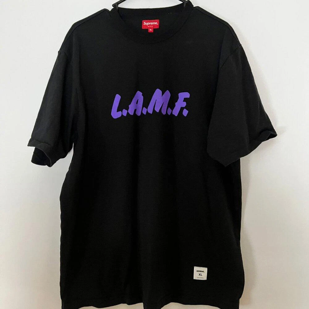 L.A.M.F. Tee shirt noir Supreme taille XL