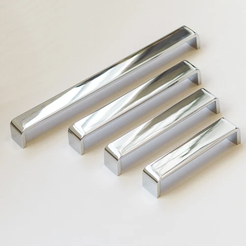 Chrome Kitchen Cupboard Handle 128mm 160mm 192mm 288mm Drawer Cabinet Door Pull