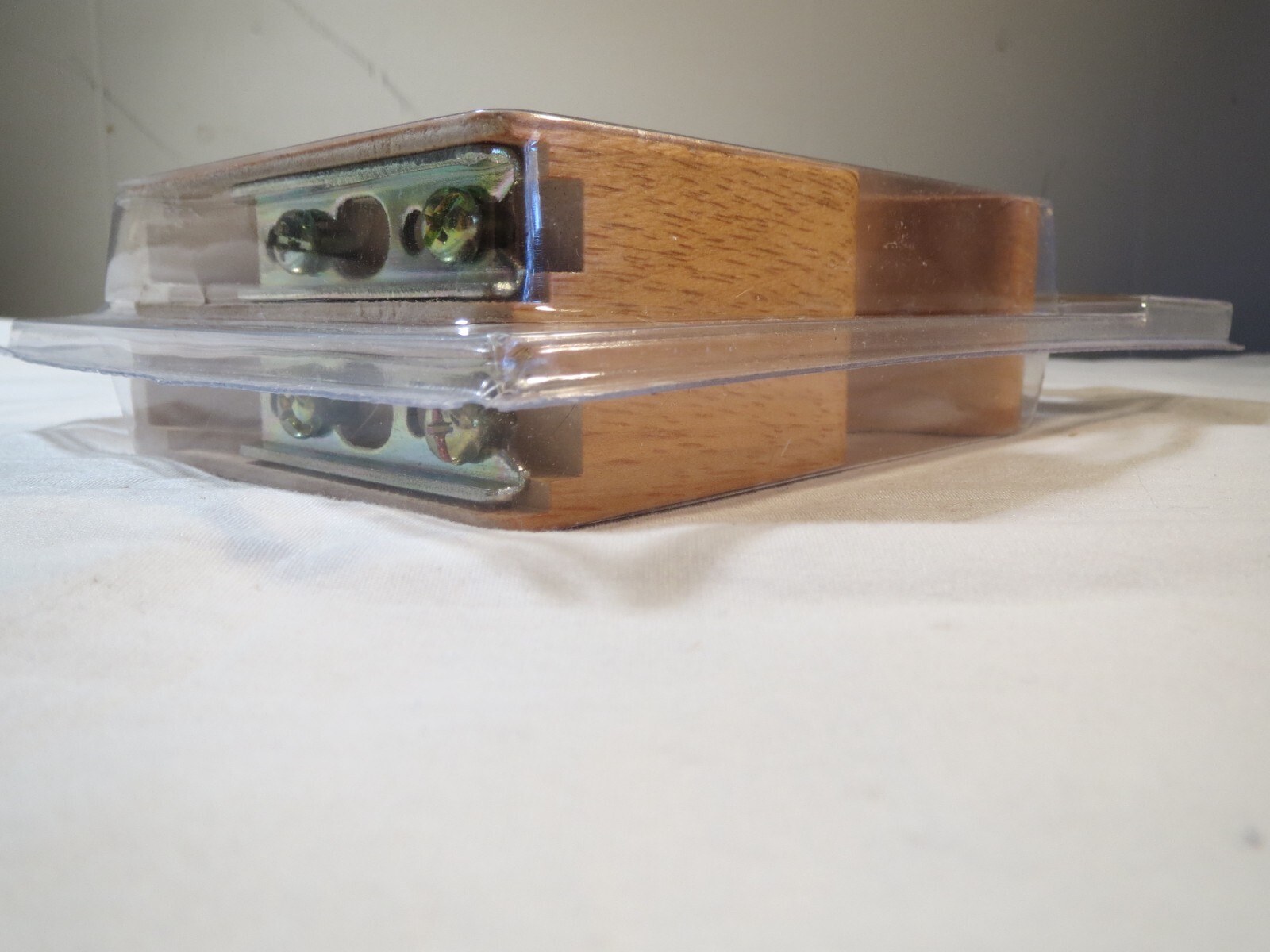 Kirsch Curtain Rod Wood Support Brackets for 13/8" Pole Warm Oak