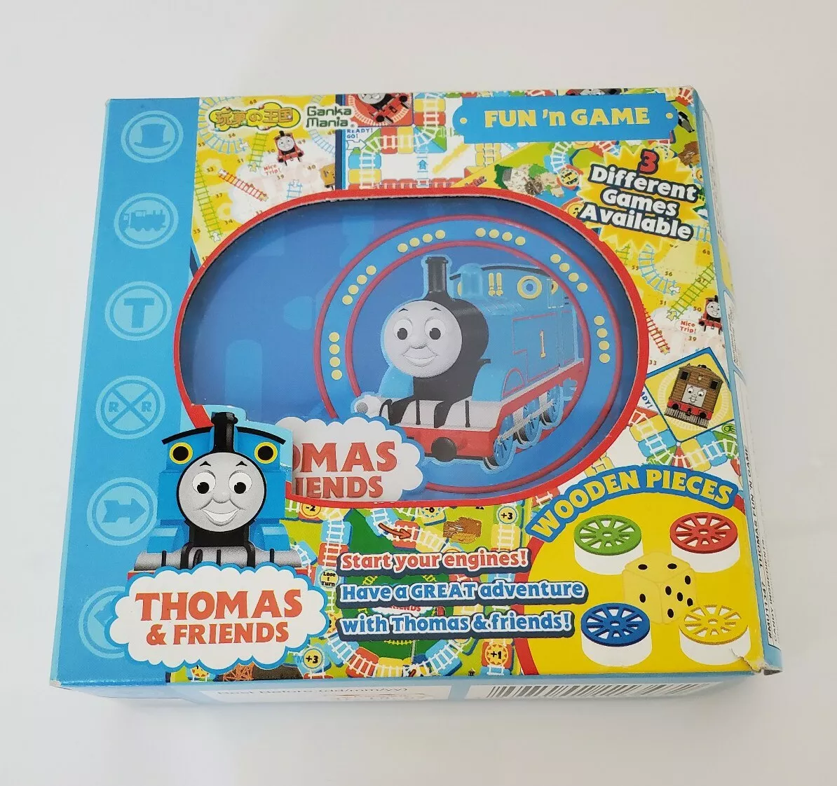 Thomas The Train Tank Engine Chess Paper Board Game Metal Tin Box  Collectible