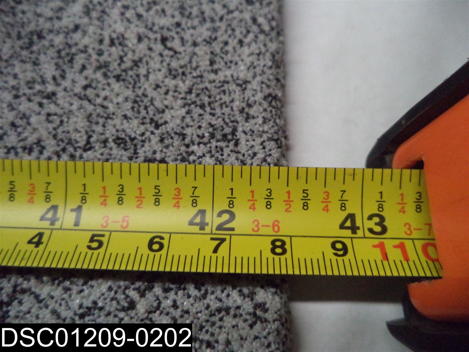 Prairie View Industries 12"x42-1/2" Bighorn Granite Grey Plastic Threshold Ramp