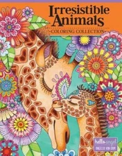 Hello Angel Irresistible Animals Coloring Collection - Paperback - GOOD