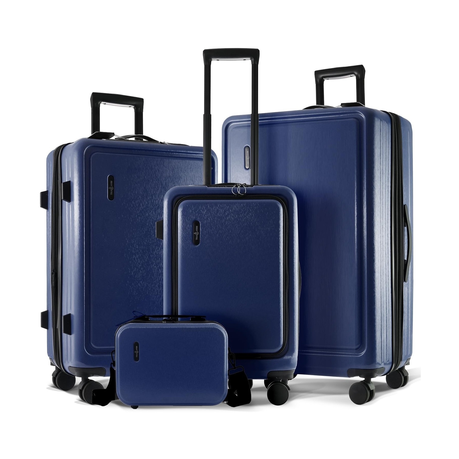 Hard Shell Luggage Sets with Spinner Wheels 4 Piece, Expandable Large Suitcas...