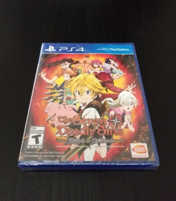 The Seven Deadly Sins Knights of Britannia PS4 Brand New Factory Sealed NTSC-US
