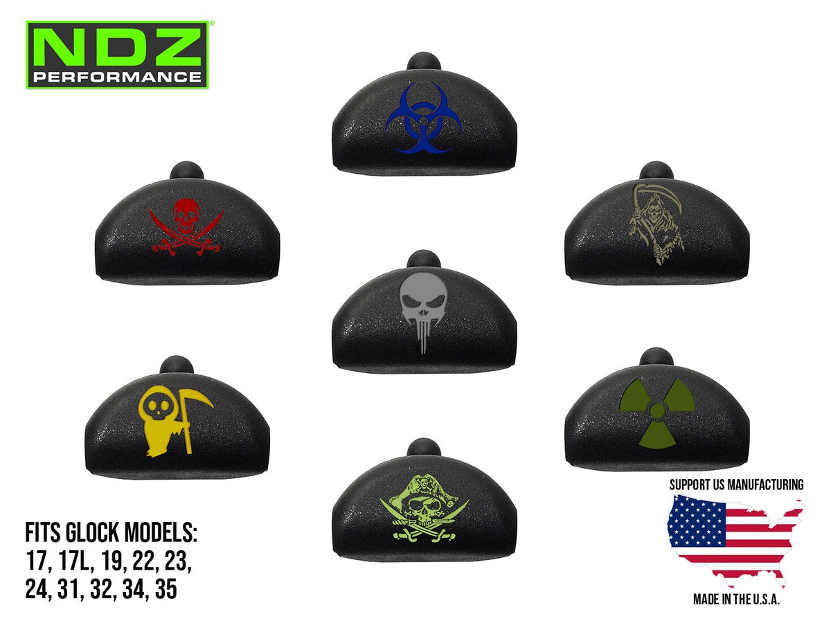 NDZ Grip Frame Plug Polymer for Glock 17 19 22 23 34 Gen 4-5 No