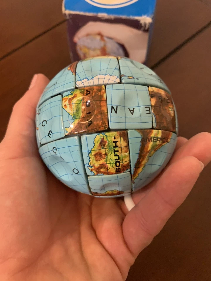 Vintage Hungarian Magic Globe Spatial Logical Game Rubik Type Puzzle Hungary - Image 4 of 4