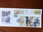 US First Day cover, 44c New Sweden Airmail, w/ Swedish stamps as well.