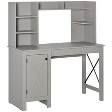 Computer Desk with Hutch Storage Cabinet Bedroom Home Office Table Work Study