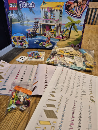 Lego Friends 41428 Strandhaus Originalverpackt 100% vollständig 444 Teile - Bild 8 von 9