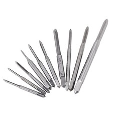 10pcs Threading Taps Standard Threadtaps Screw Hand Tapfor Tapping Various Threa