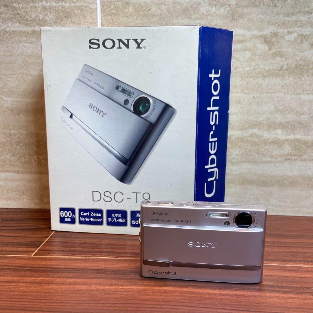 〖動作確認済み!〗SONY Cyber-shot DSC-T9 デジタルカメラ Sony Cyber-shot DSC-T9 6.0MP Digital Camera - Silver for