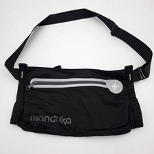 Manduka Go Play Yoga Mat Carrier Adjustable Strap Zip Pocket Sling Bag Black