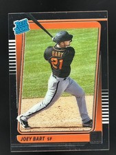 2021 Panini Chronicles Joey Bart #22 BASEBALL CARD Giants RC Clearly Donruss