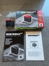 N64 4MB Expansion Pak Pack for Nintendo 64 Console - Boxed with Manual.