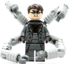 LEGO Super Heroes Minifigure Dr. Octopus (Otto Octavius) / Doc Ock (Genuine)