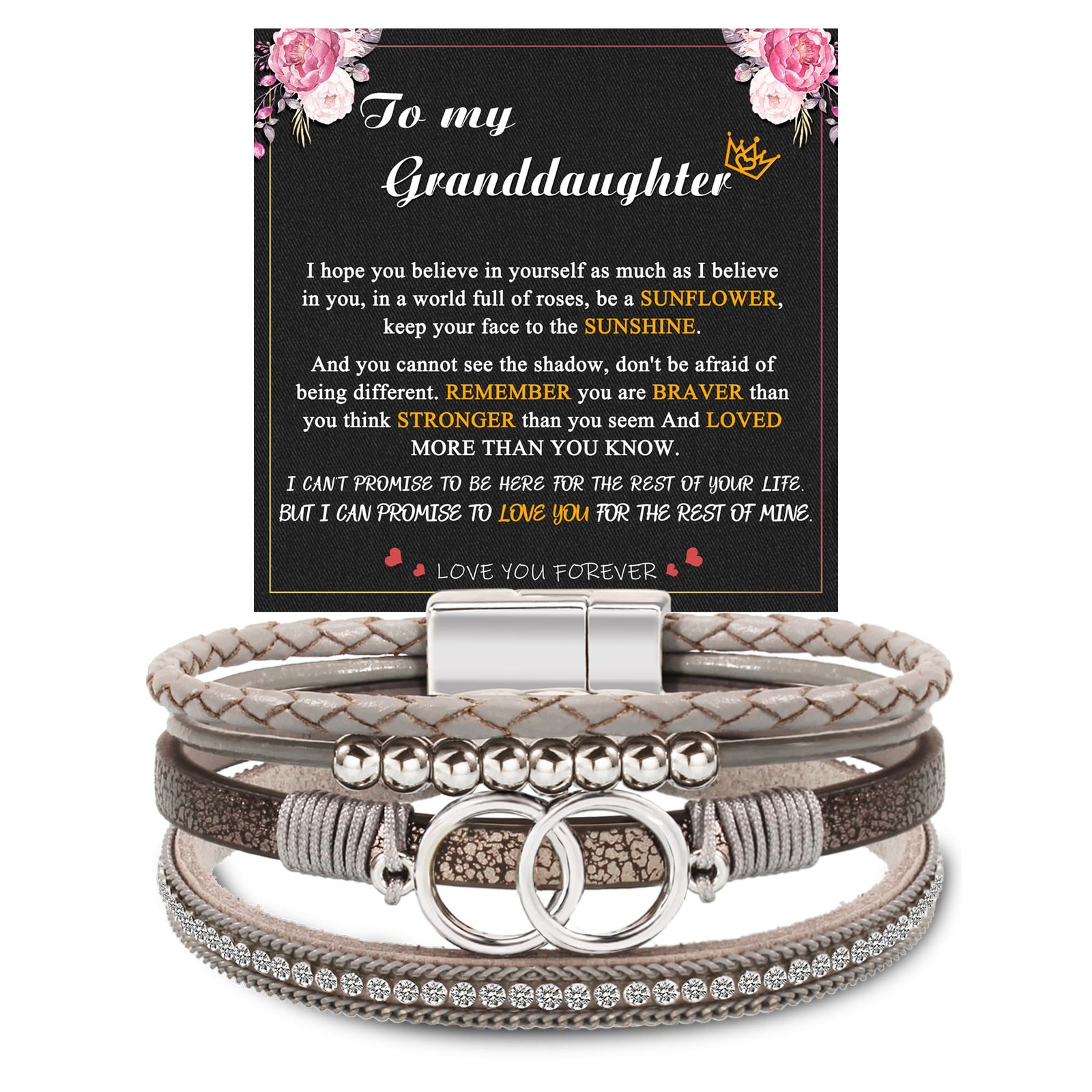 Granddaughter Gifts from Grandma, Stocking Stuffers for Teens Granddaugter Br...